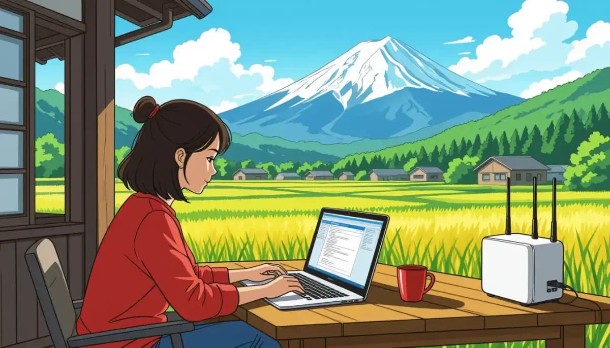 Internet and Infrastructure in Rural Japan for Remote Workers