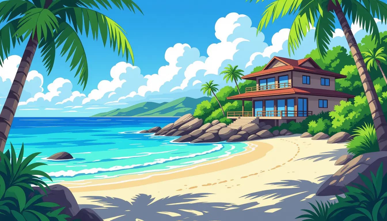 Okinawa American Village area popular with expats and foreigners