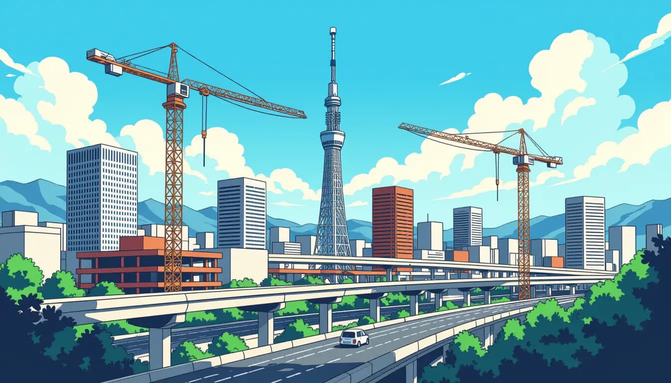 Smart city infrastructure and renewable energy development in Chubu region Japan