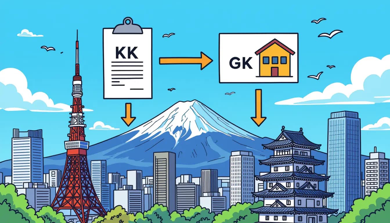 KK vs GK: Choosing Your Company Structure - illustration for Setting Up a Company to Buy Property in Japan