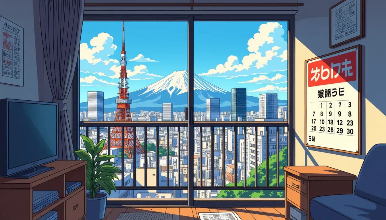 Japan minpaku property with calendar showing 180-day limit