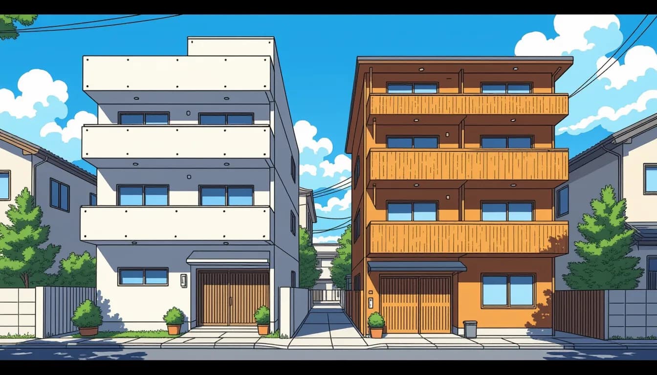 What Is a "Mansion" in Japan? - illustration for Japan Mansion (Condo) vs Apartment: Key Differences Explained
