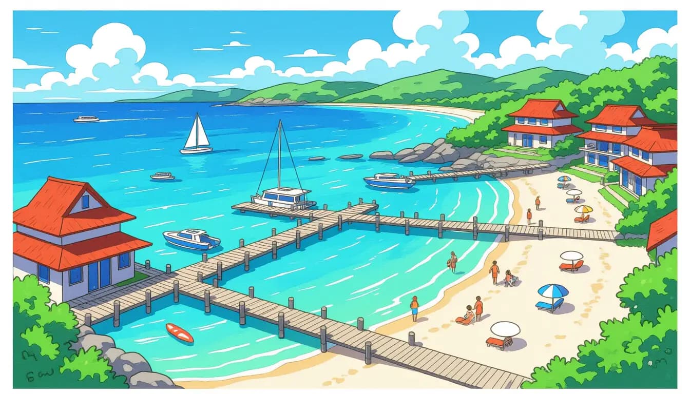 Okinawa beachfront vacation rental with turquoise ocean view