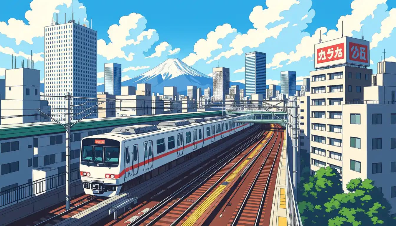 Tokyo Land Price Trends and Station-Adjacent Growth (2025) - illustration for How Train Station Proximity Affects Tokyo Property Value
