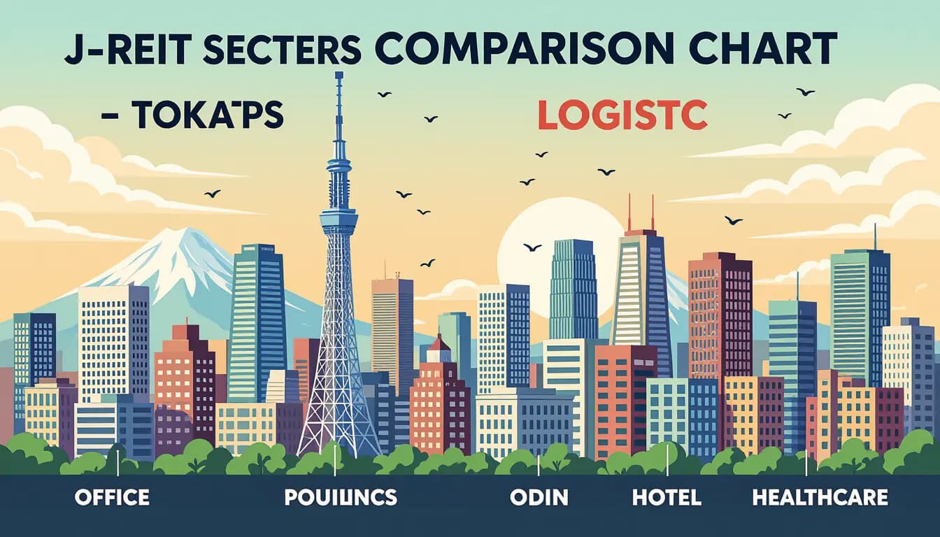 How Foreign Investors Can Access J-REIT Sectors - illustration for Types of J-REITs: Sector Comparison and Analysis