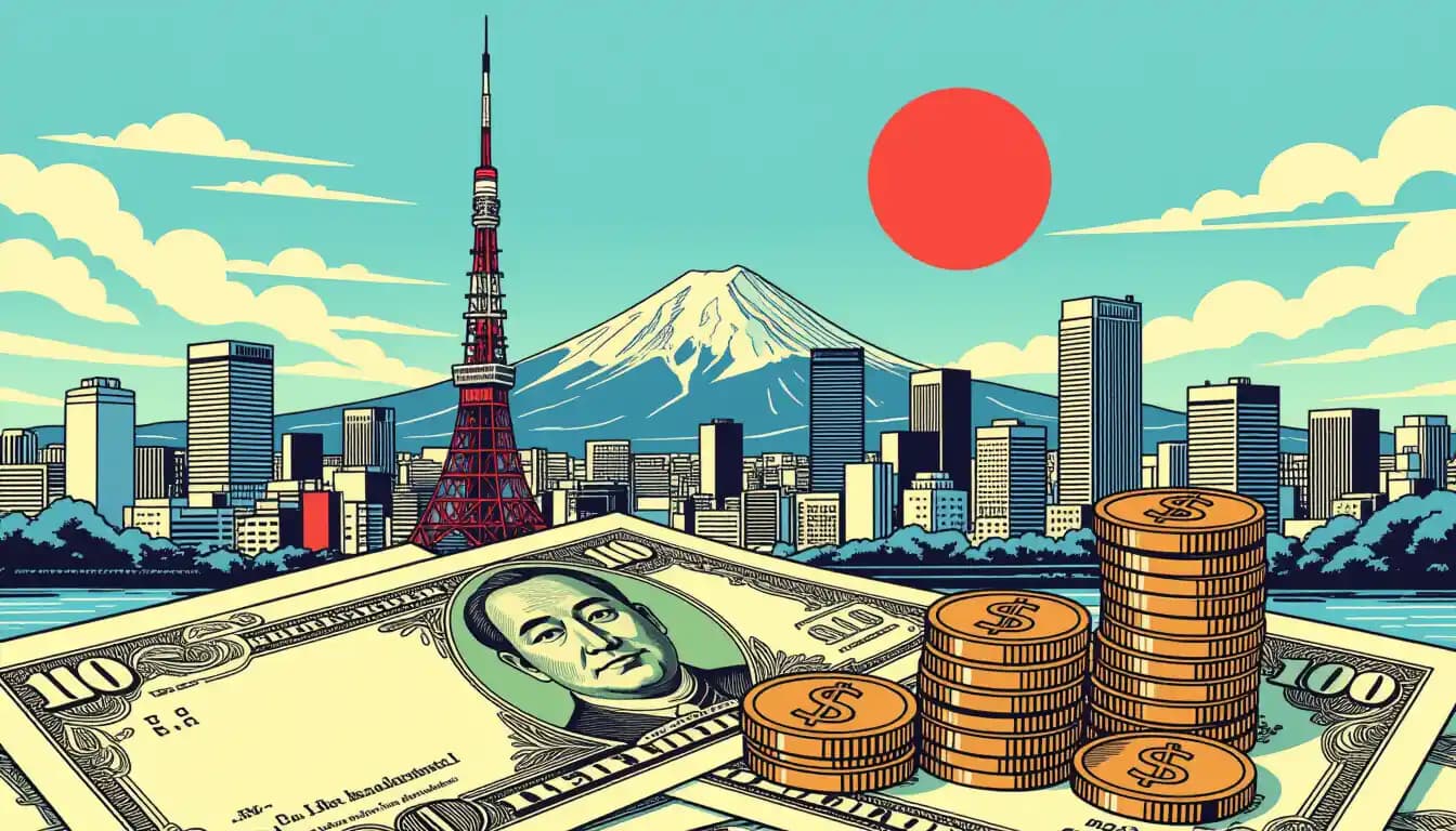 Japan real estate investment rental yield chart