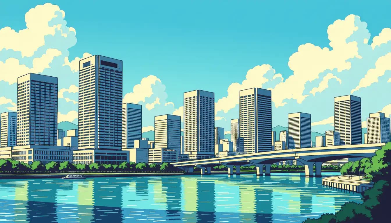 Yokohama Yamate Bluff area traditional Western-style houses with harbor view