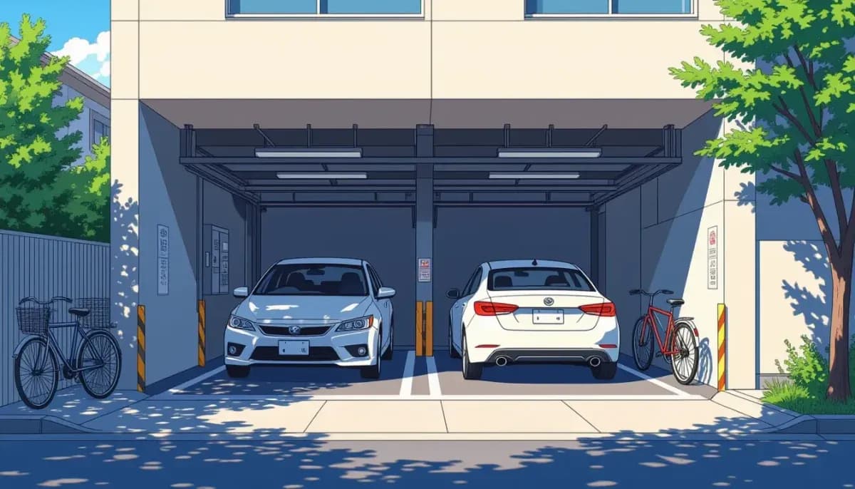 Parking and Bicycle Storage in Japan Condominiums