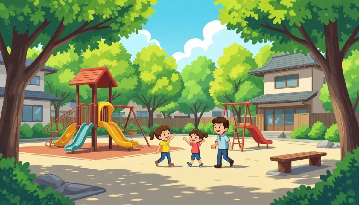 Parks and Green Spaces: Family Neighborhood Factors in Japan